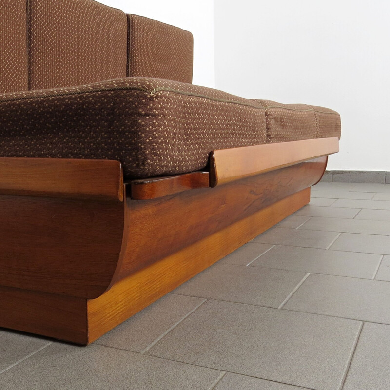 Vintage Folding sofa  by UP Zavody Czechoslovakia 1950s