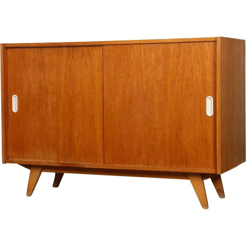 Vintage oak chest of drawers by Jiri Jiroutek 1960