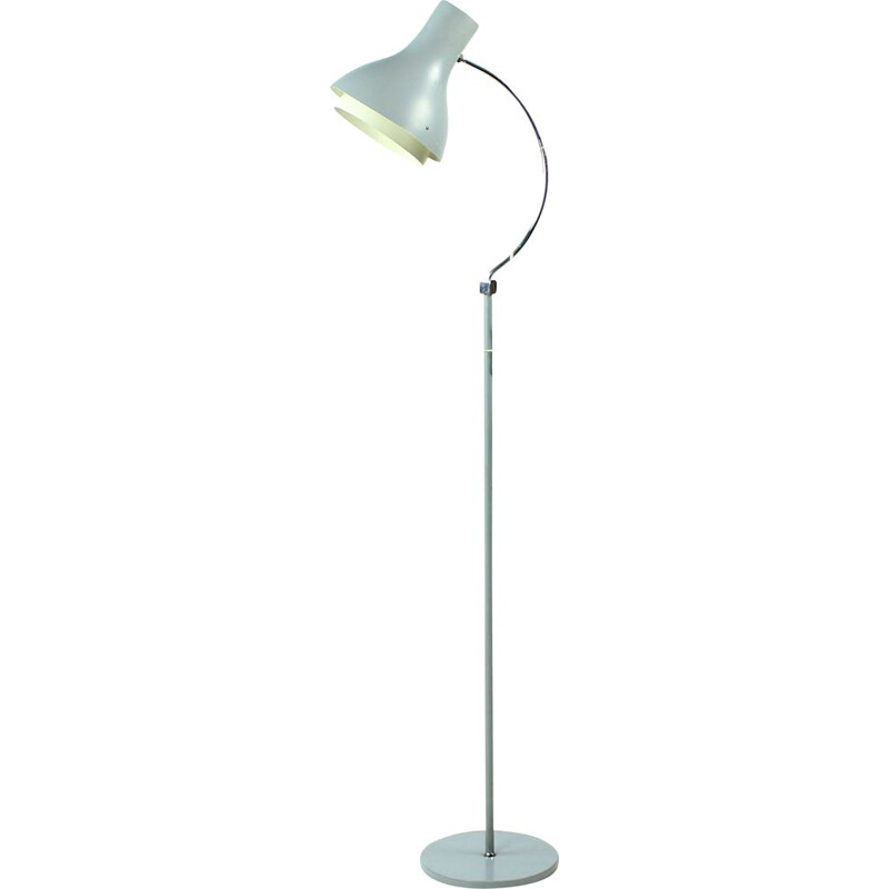 Vintage grey floor lamp by Josef Hurka for Napako 1960