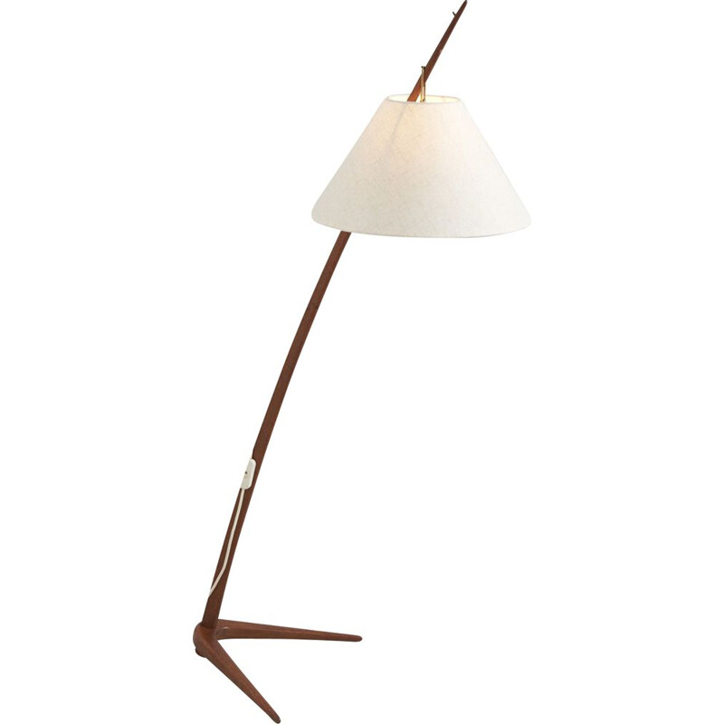 J. T. Kalmar's vintage Dornstab floor lamp for Kalmar Austria 1947