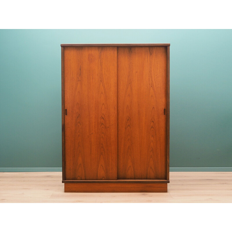 Vintage Wardrobe teak Danish 1970s