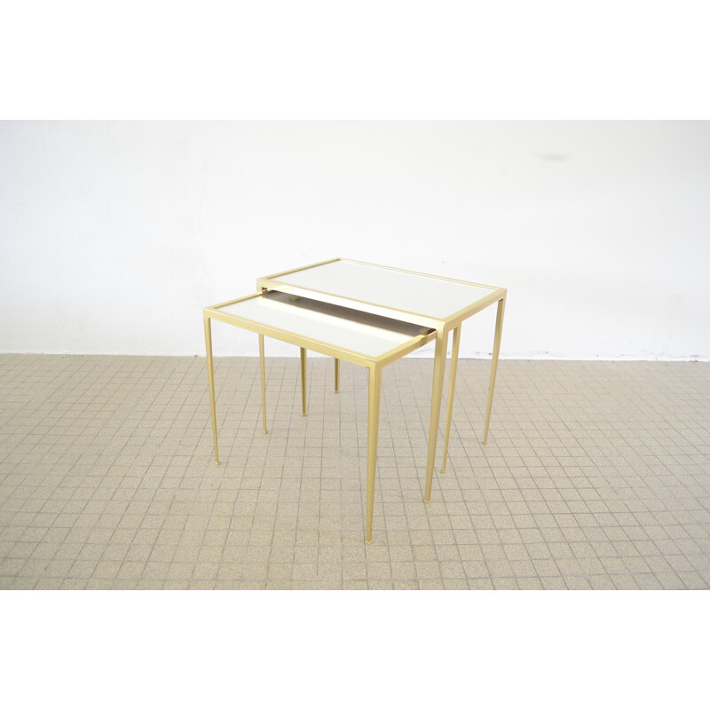 Vintage Nesting tables by Vereinigte werkstätten 1950s 