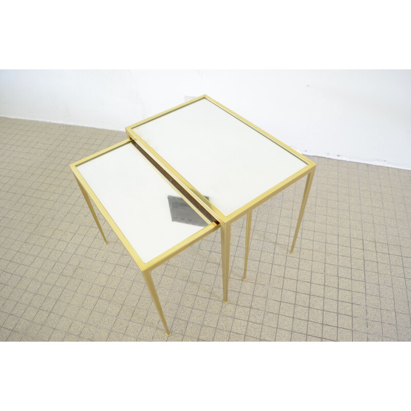 Vintage Nesting tables by Vereinigte werkstätten 1950s 