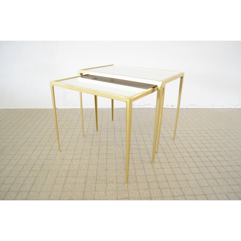 Vintage Nesting tables by Vereinigte werkstätten 1950s 