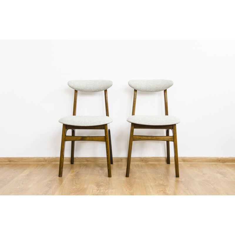 Set Of 6 vintage Chairs By Rajmund Teofil Hałas 1960s