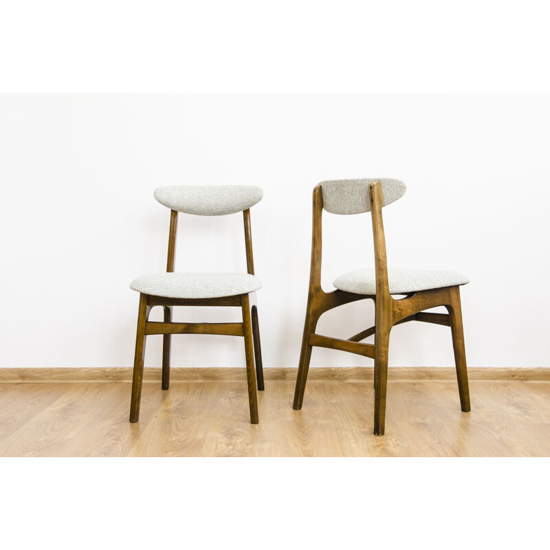 Set Of 6 vintage Chairs By Rajmund Teofil Hałas 1960s