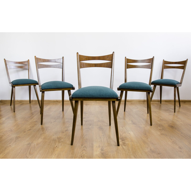 Set of 5 vintage Dining Chairs 1960s