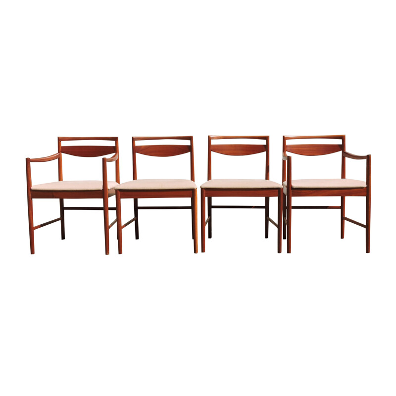 Set of 4 vintage teak chairs by Tom Robertson for McIntosh 1960