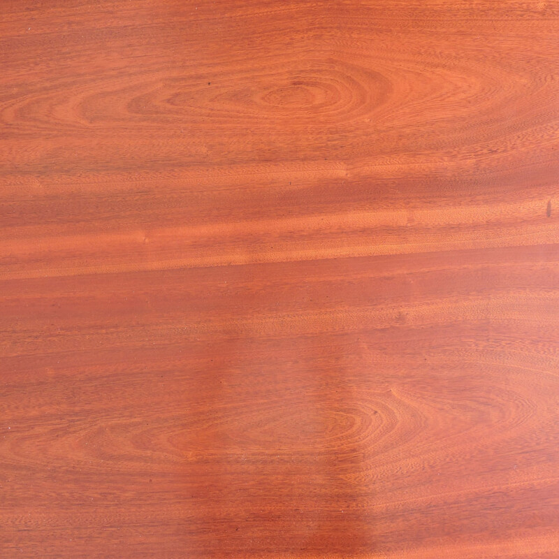 vintage desk in sapele, Portugal 1960