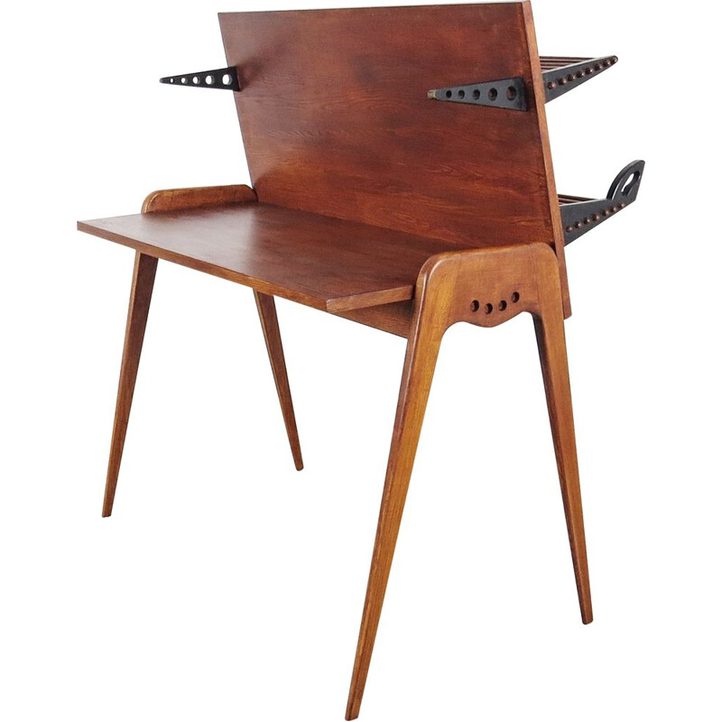 Vintage writing table by Uluv, Czechoslovakia 1960