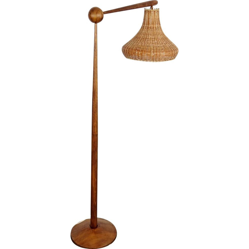 Lampadaire vintage par ULUV Tchécoslovaquie 1950