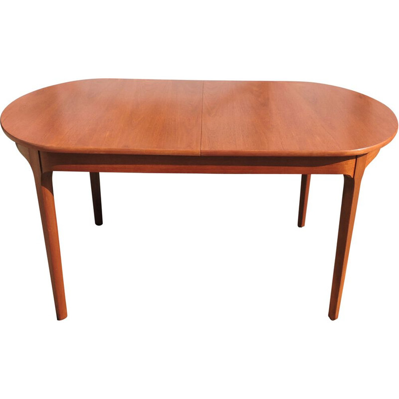 Vintage teak extensible dining table by McIntosh 1960