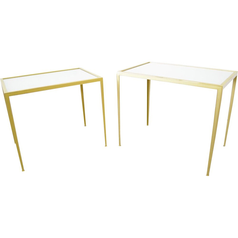 Vintage Nesting tables by Vereinigte werkstätten 1950s 