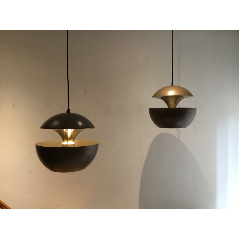 Vintage hanglamp van Bertrand Balas voor Raak 1970