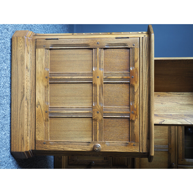 Pair of Mid-Century corner cabinets by Ercol  