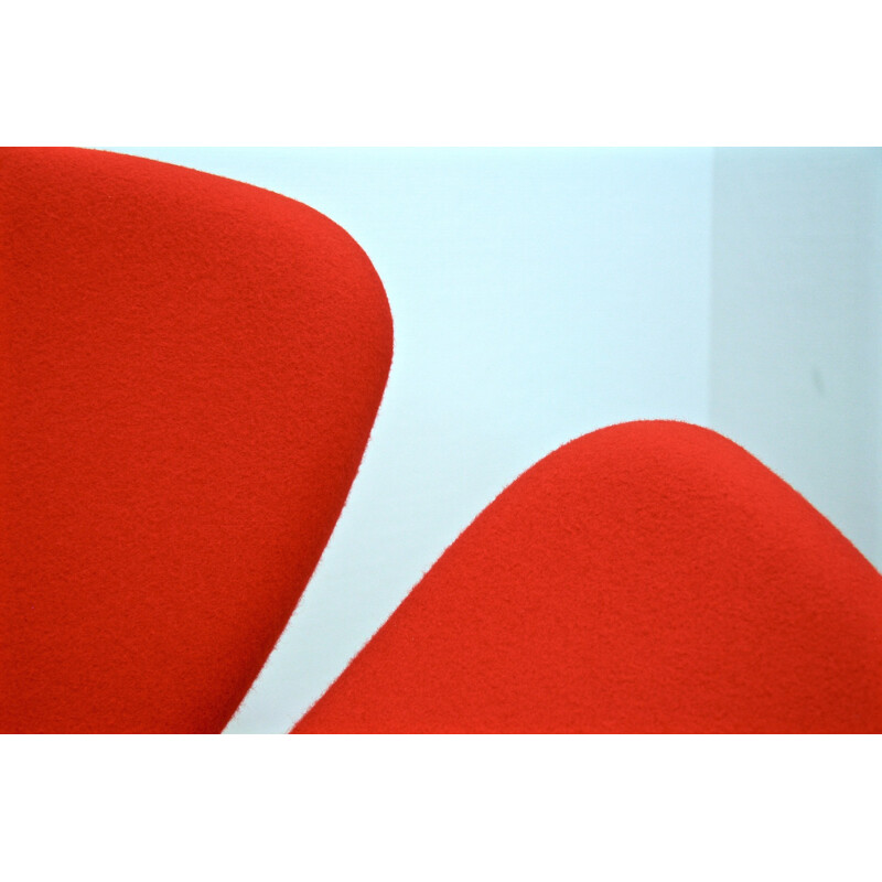 Red Artifort Orange Slice armchair, Pierre PAULIN - 1990s