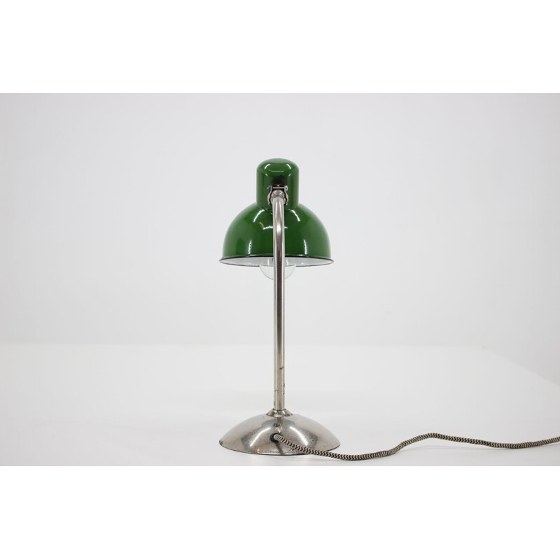 Vintage art deco table lamp, Czechoslovakia 1940