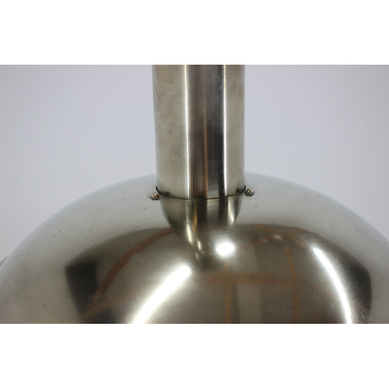 Vintage Bauhaus Chrome Pendant lamp 1930