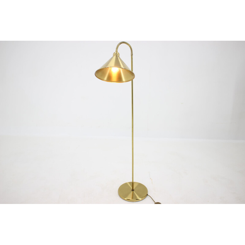 Vintage brass floor lamp, Germany 1980