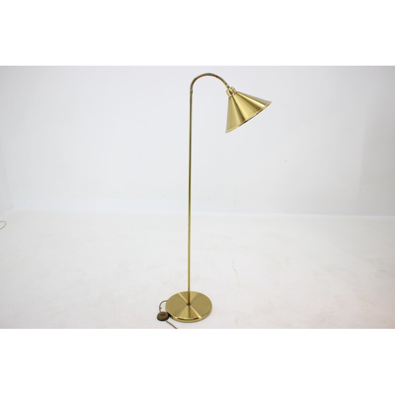 Vintage brass floor lamp, Germany 1980