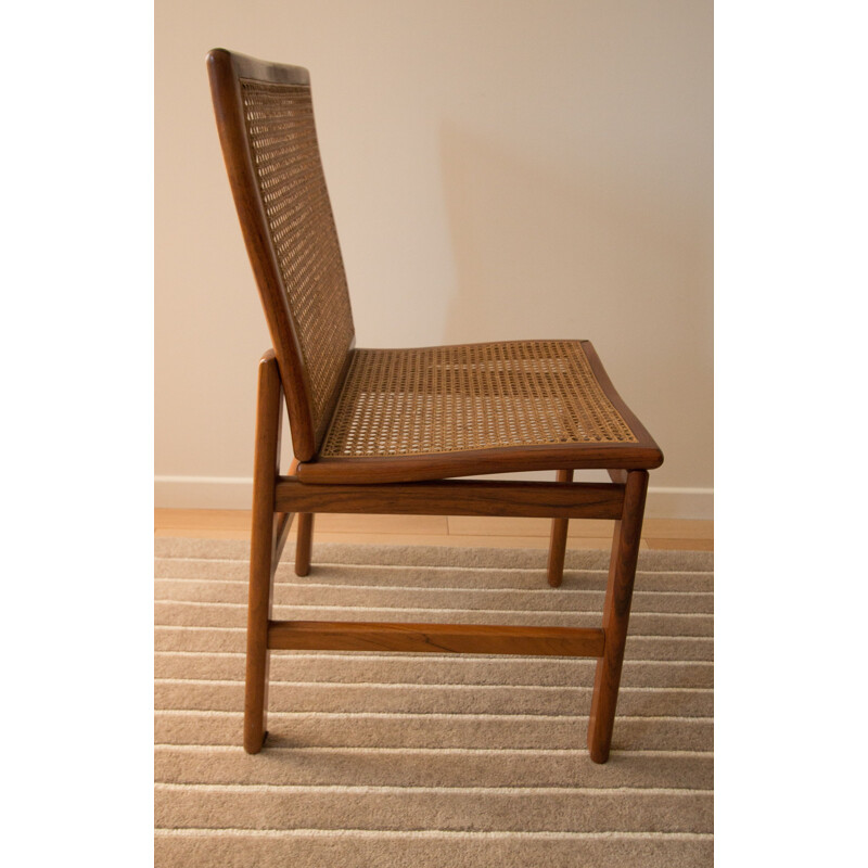Set of 4 vintage Danish rosewood chairs 1970