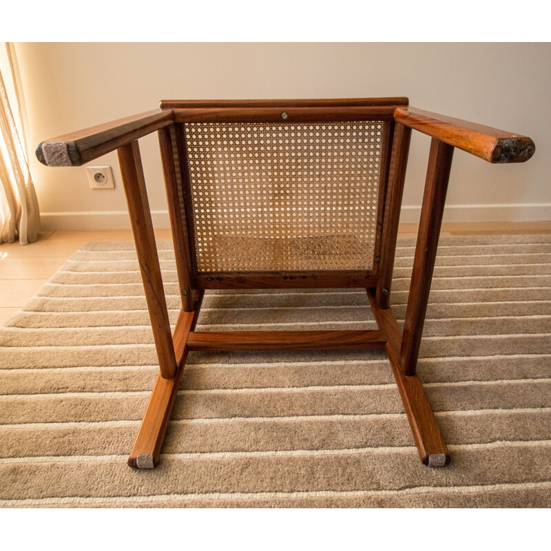 Set of 4 vintage Danish rosewood chairs 1970