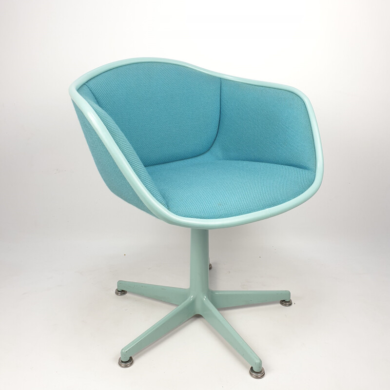 Sillón vintage F8800 azul cielo de Pierre Paulin para Artifort 1960