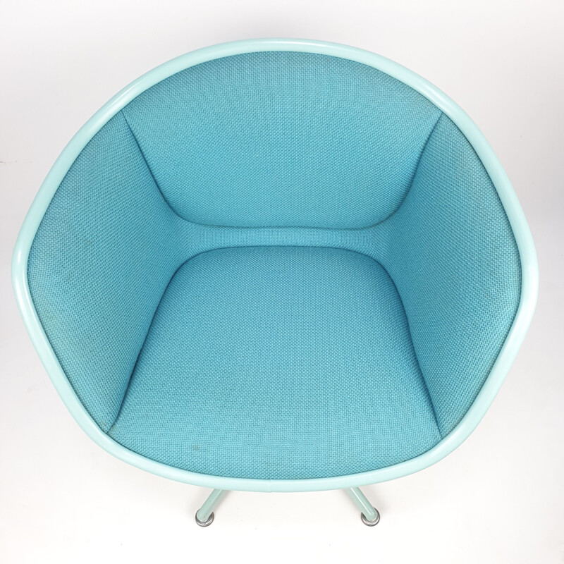 Sillón vintage F8800 azul cielo de Pierre Paulin para Artifort 1960