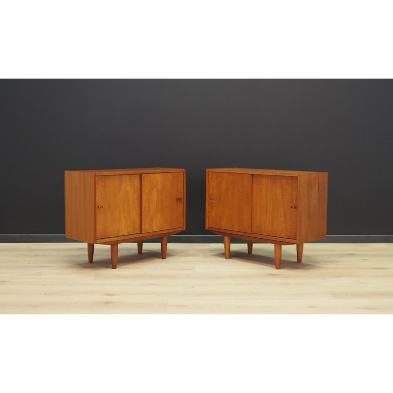 Pair of vintage Danish teak Arne Vodder sideboards 1970