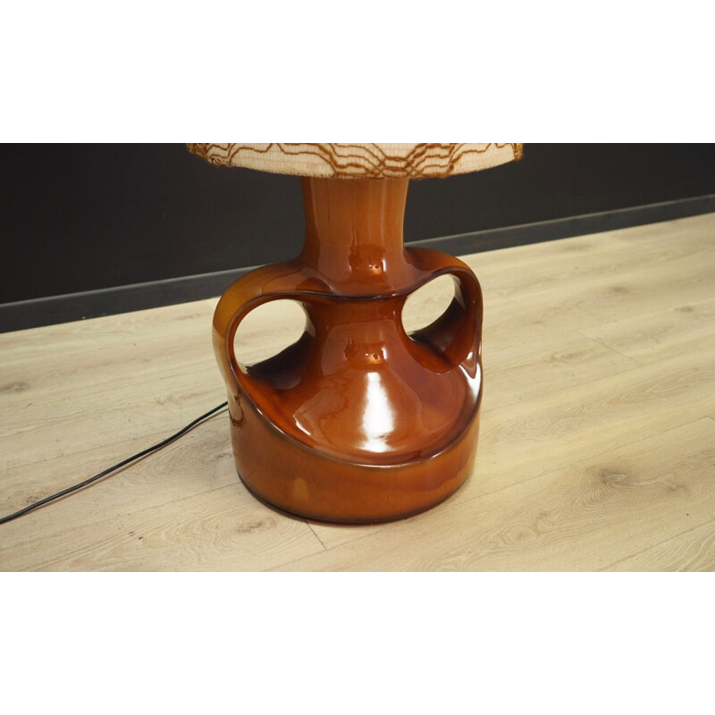 Vintage Scandinavian ceramic floor lamp 1970