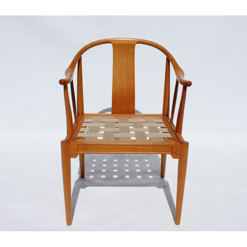 Set of 4 vintage Chinese Hans J. Wegner chairs by Fritz Hansen 1999
