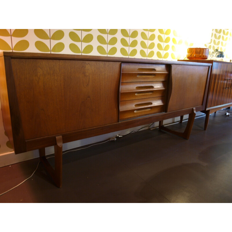 Scandinavian teak sideboard - 1960s