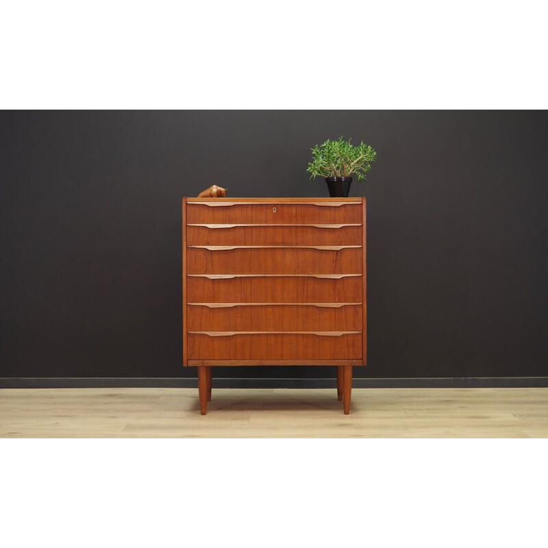 Vintage chest of drawers teak Scandinavian 1970s