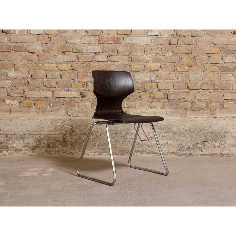 Vintage chair Flöttoto Pagholz, Adam Stegner, schoolboy, Pagwood 1960