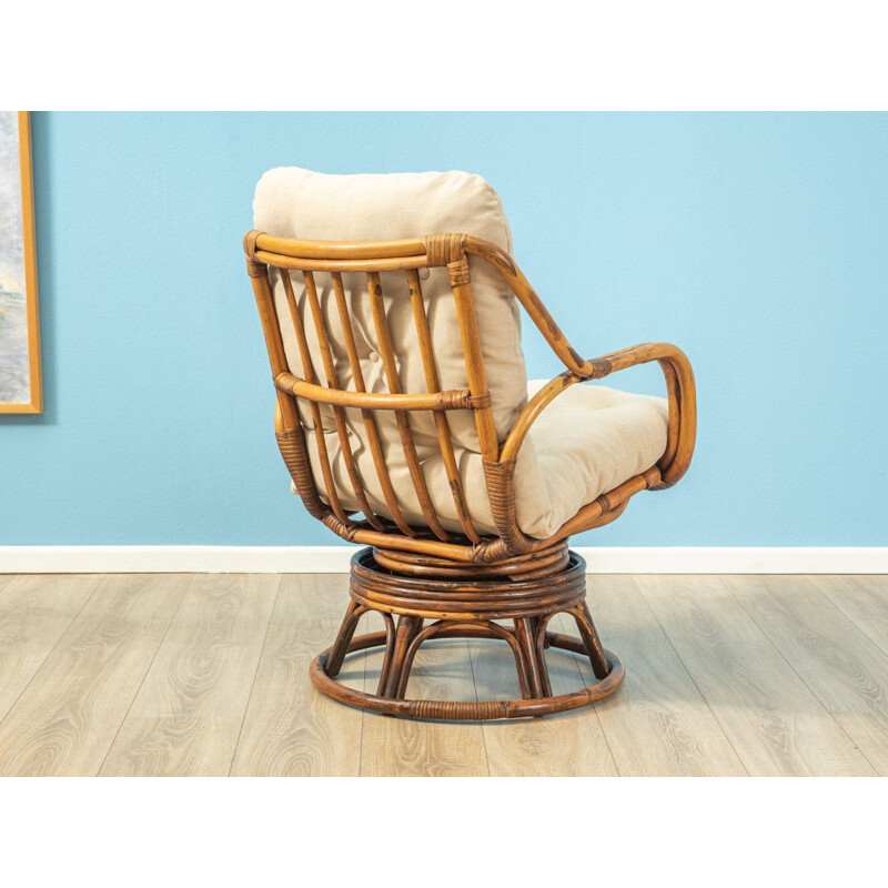 Vintage bamboo armchair 1960s