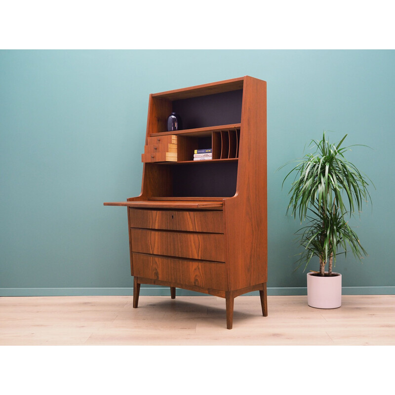 Vintage Secretaire teak, Danish 1970s