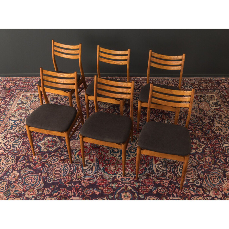 6 Vintage dining chairs Scandinavian 1960s