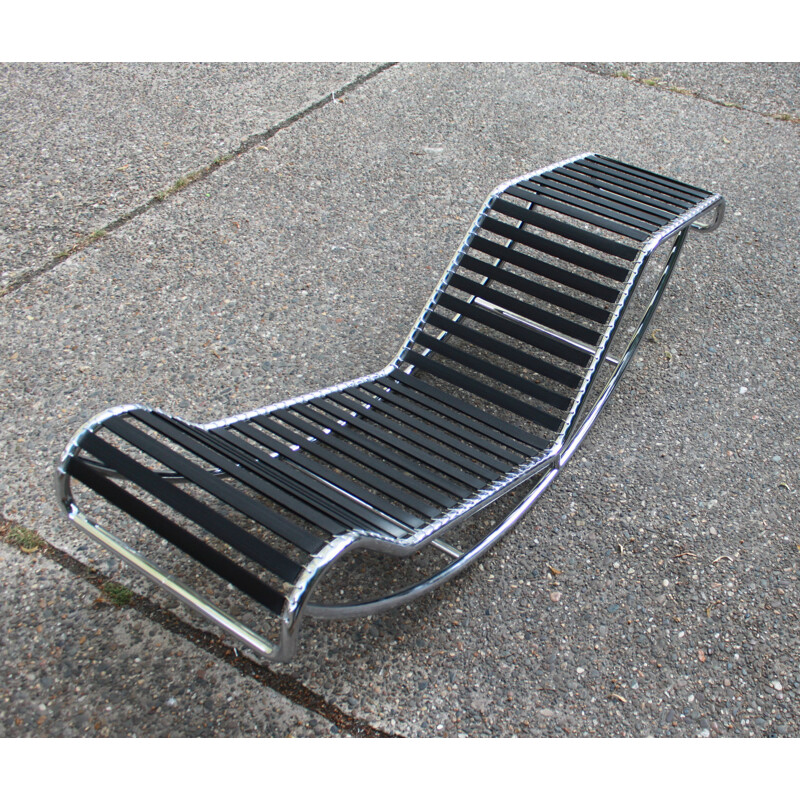 Chaise longue vintage LC4 par Le Corbusier pour Cassina