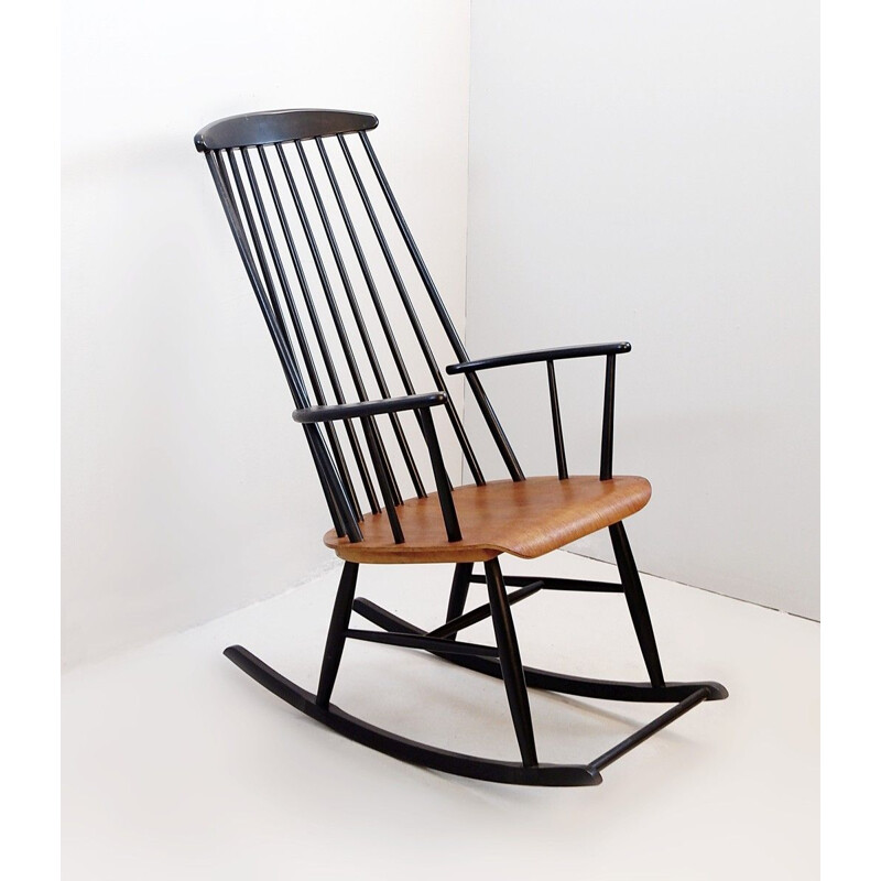 Rocking Chair vintage Scandinave, 1960