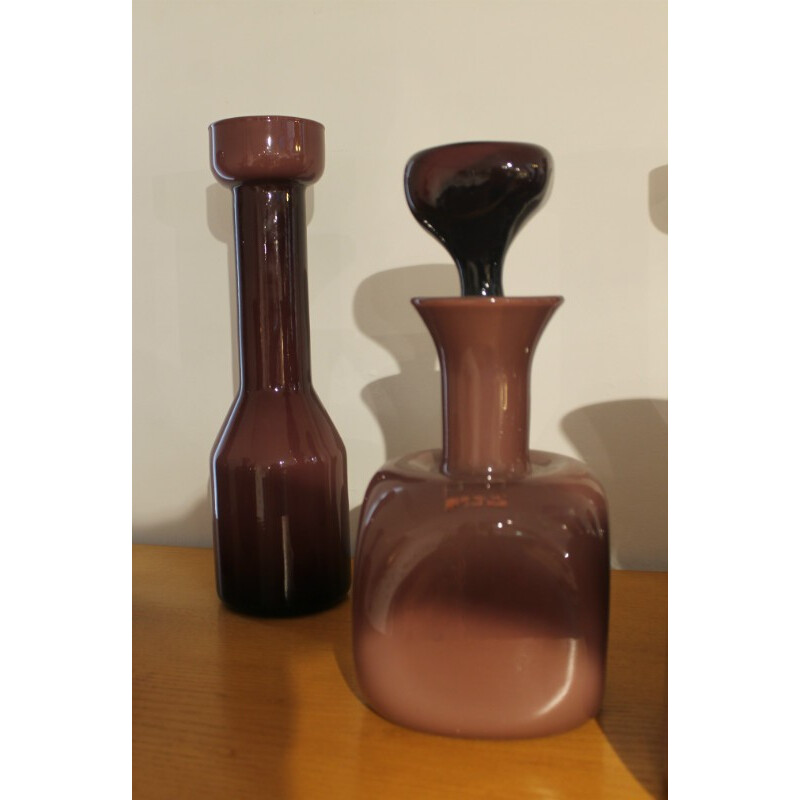 Set of 11 vases in Murano glass - 1970s