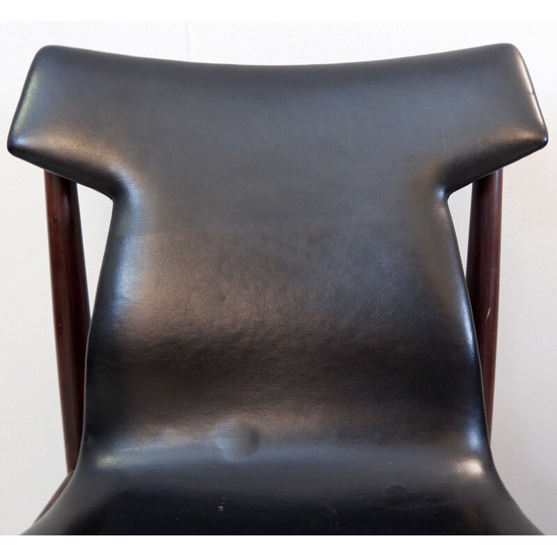 4 Vintage Rosewood Chairs by Inger Klingenberg for Fristho, 1960