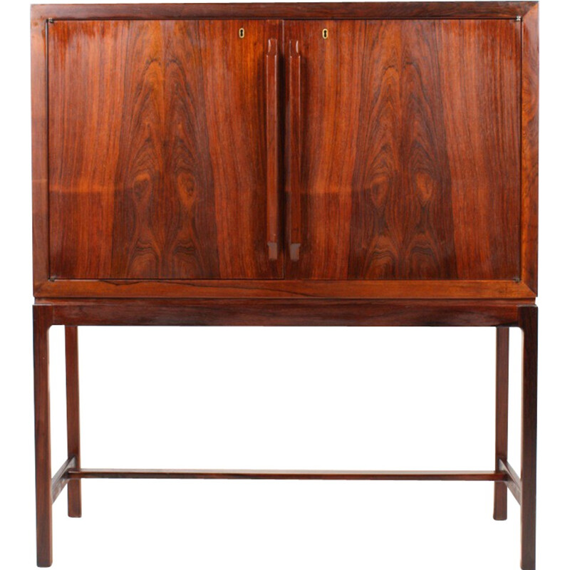 Norwegian Bruksbo sideboard with bar, Torbjorn AFDAL - 1960s