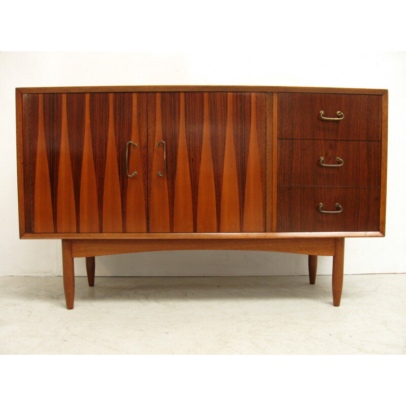 Sideboard rosewood and teak, Peter - 1960s