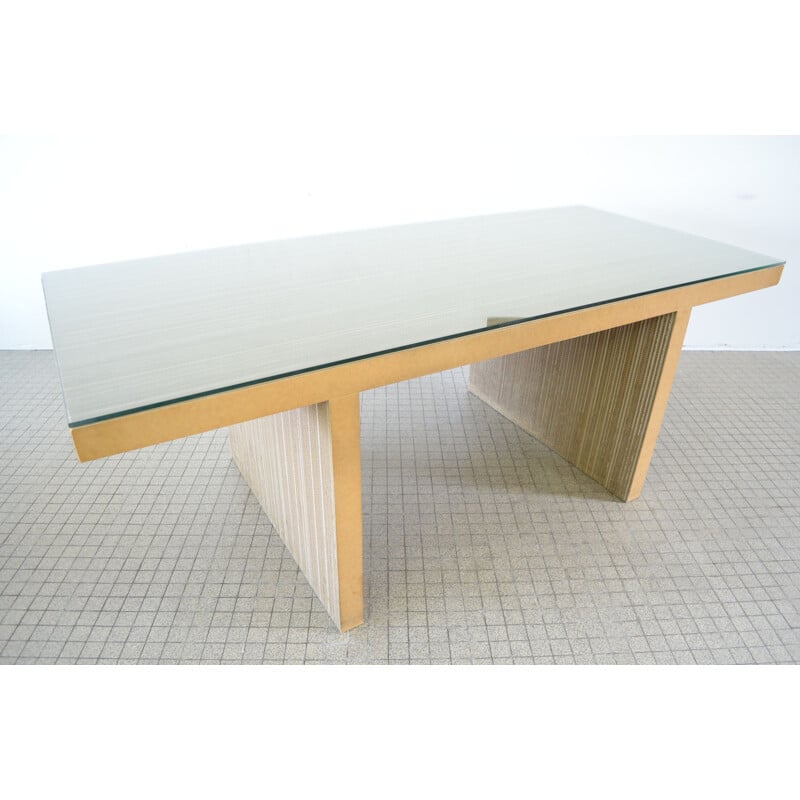 Table vintage Vitra Easy edges de Frank Gehry 1972