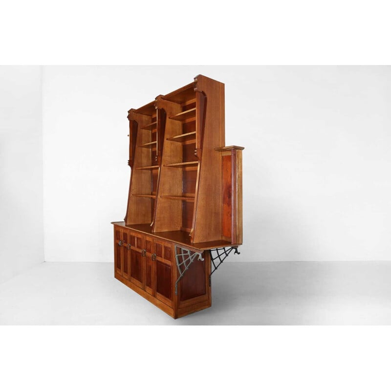 Vintage Art Deco bookcase, 1920