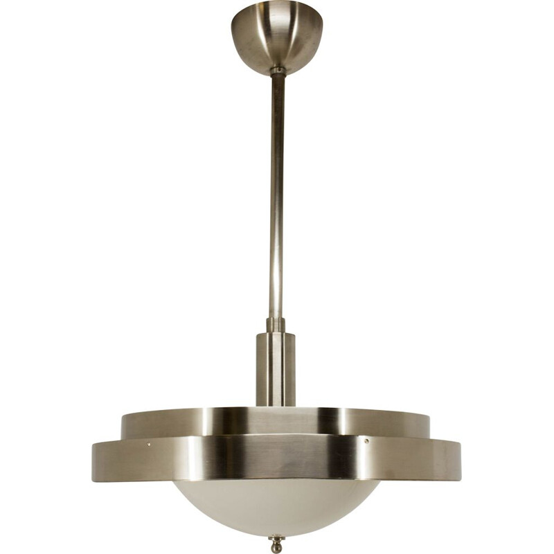 Grand lustre vintage du Bauhaus par Franta Anyz 1930