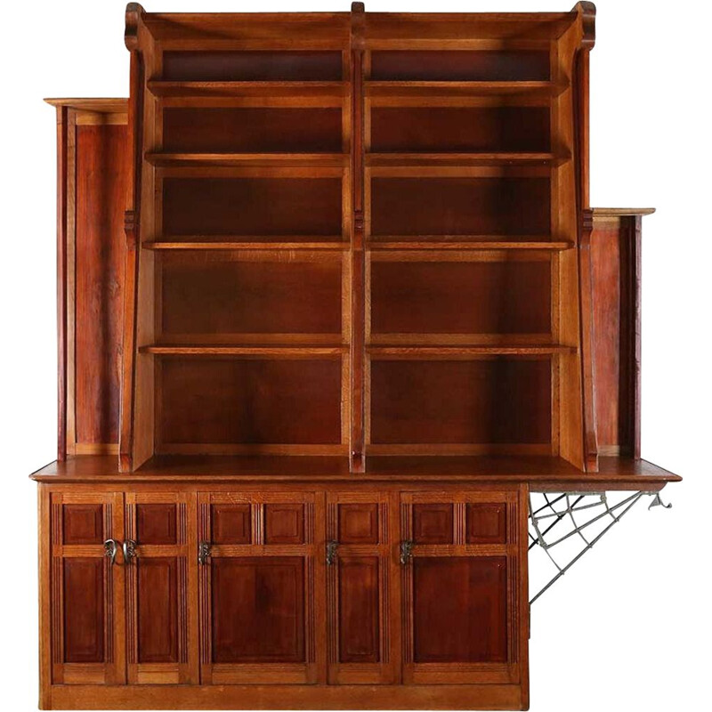 Vintage Art Deco bookcase, 1920