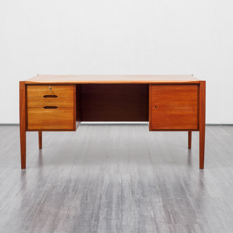 Vintage Wilhelm Renz teak desk 1960s