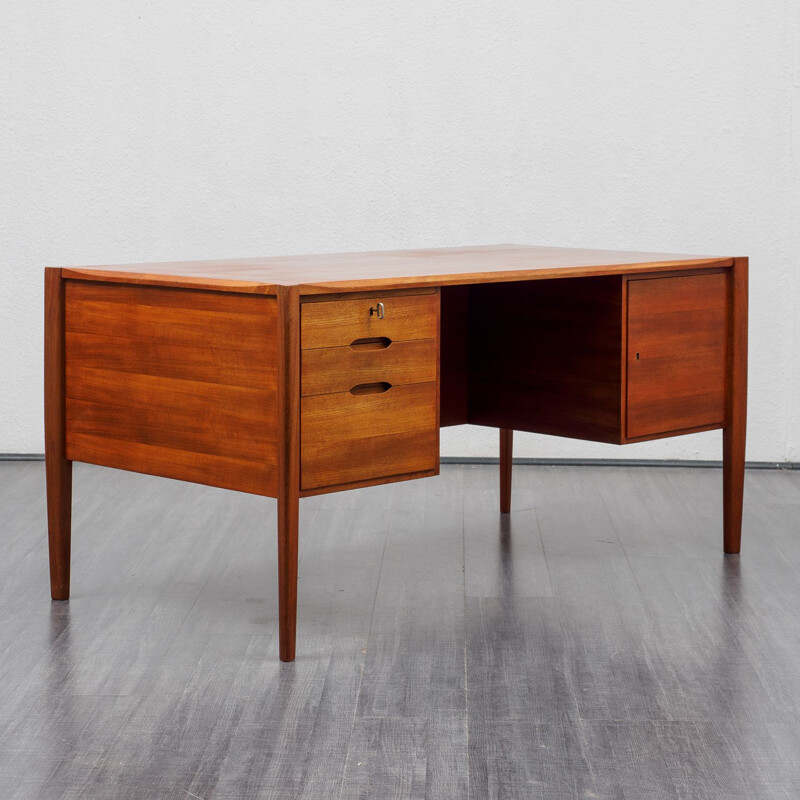 Vintage Wilhelm Renz teak desk 1960s