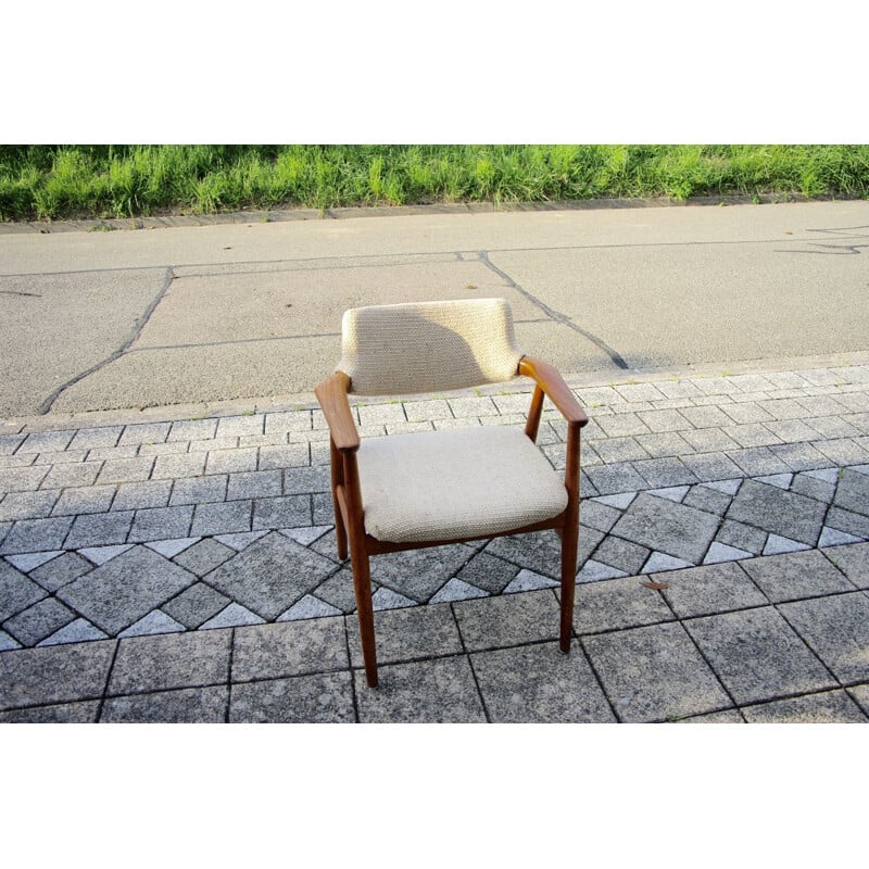 Vintage office armchair by Erik Kierkegaard 1960